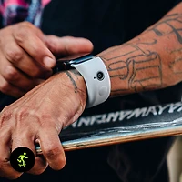 Bracelet en silicone intelligent à deux caméras de Wristcam pour Apple Watch 38/40/41 mm - Grand - Noir