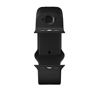 Bracelet en silicone intelligent à deux caméras de Wristcam pour Apple Watch 38/40/41 mm - Grand - Noir