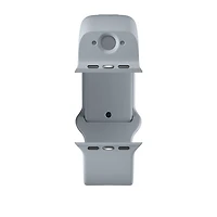 Bracelet en silicone intelligent à deux caméras de Wristcam pour Apple Watch 38/40/41 mm - Grand - Gris