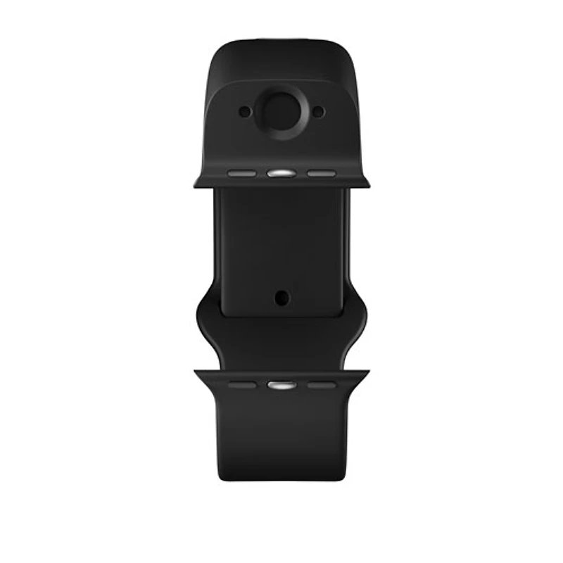 Wristcam Silicone Smart Dual-Camera Band for Apple Watch 38/40/41mm - Medium/Large - Black