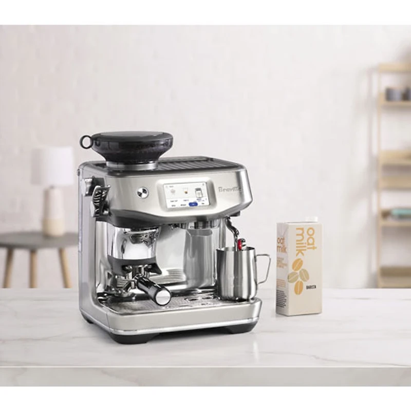 Breville Barista Touch Impress Espresso Machine w/ Frother & Coffee Grinder - Stainless Steel