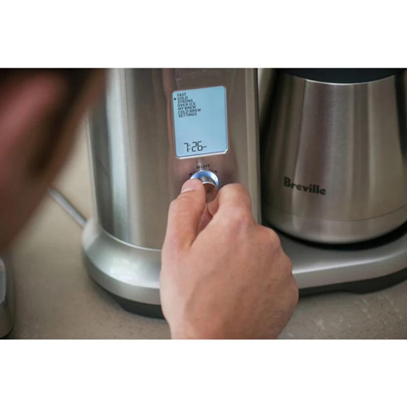 Cafetière Precision Thermal Brewer de Breville - 12 tasses - Acier inoxydable brossé