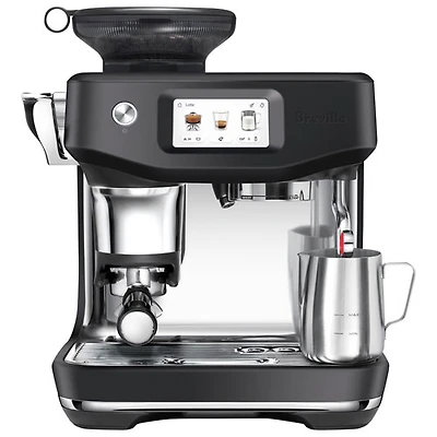 Machine à espresso Barista Touch Impress de Breville avec mousseur à lait et moulin à café - Truffe noire