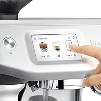 Machine à espresso Barista Touch Impress de Breville avec mousseur à lait et moulin à café - Truffe noire