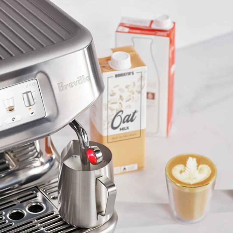 Machine à espresso Barista Touch Impress de Breville avec mousseur à lait et moulin à café - Truffe noire