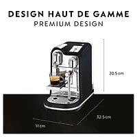 Machine à espresso à dosettes Nespresso Creatista Pro de Breville - Truffe noire