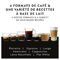 Machine à espresso à dosettes Nespresso Creatista Pro de Breville - Truffe noire