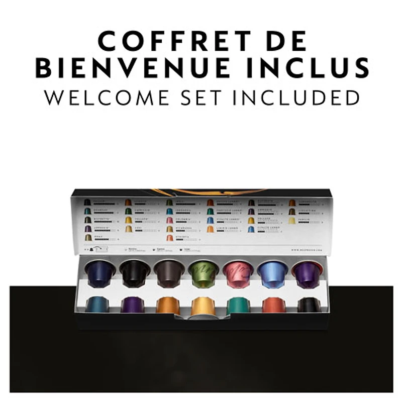Machine à espresso à dosettes Nespresso Creatista Pro de Breville - Truffe noire
