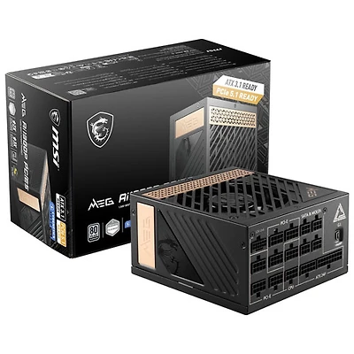 MSI 80 Plus Platinum MEGAi1300P 1300-Watt ATX Modular Power Supply