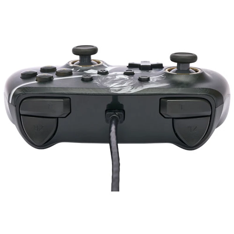 Manette avec fil Zelda Enhanced de PowerA pour Nintendo Switch - Noir
