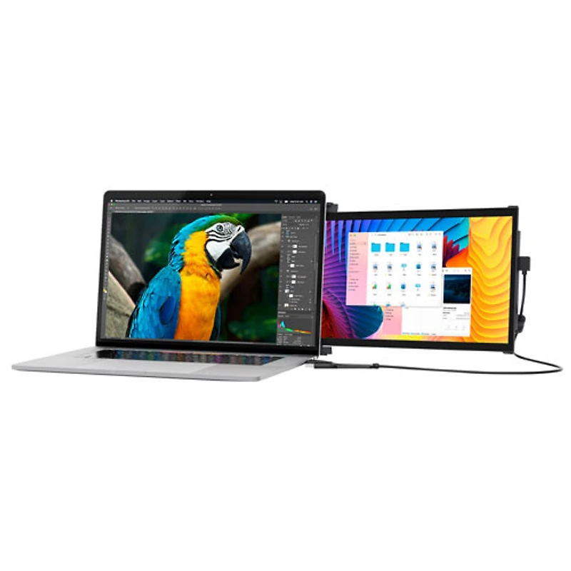 Moniteur portatif ACL IPS HD 1080p 10 ms 60 Hz 13,3 po Plus de DUEX (MP-101-1006P01) - Noir