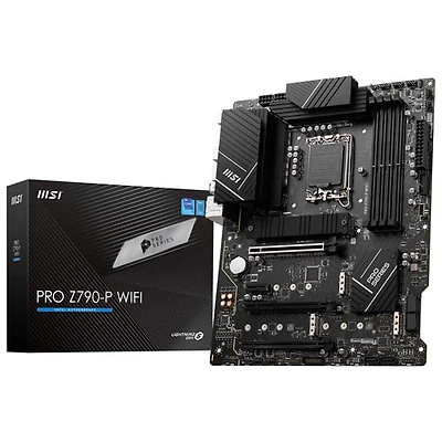 Carte mère PRO Z790-P Wi-Fi 6E ATX LGA 1700 DDR5 de MSI pour processeurs de 12e/13e gén. d'Intel