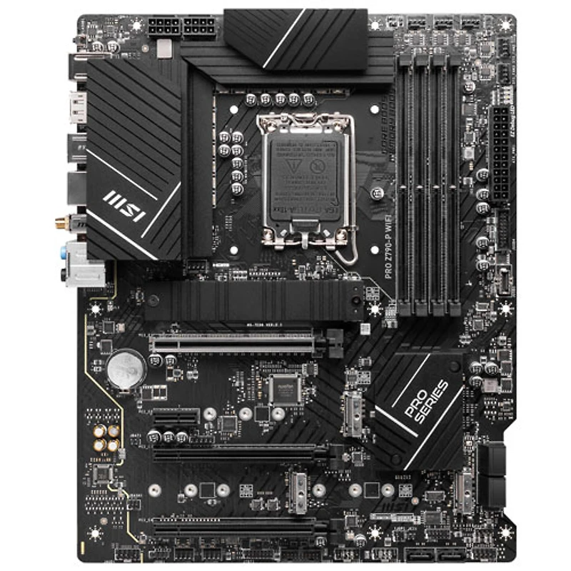 Carte mère PRO Z790-P Wi-Fi 6E ATX LGA 1700 DDR5 de MSI pour processeurs de 12e/13e gén. d'Intel