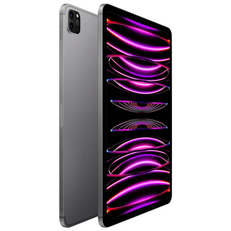 iPad Pro de 12,9 po 128 Go d'Apple Wi-Fi et 5G avec Rogers (6e génération) - Gris cosmique - Financement mensuel
