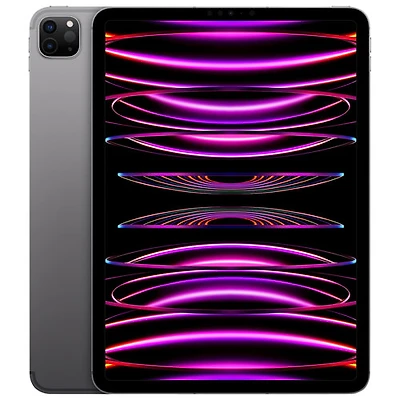iPad Pro 11 po de 128 Go Wi-Fi et 5G d'Apple avec Bell (4e génération) - Gris cosmique - Financement mensuel