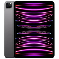 iPad Pro 11 po de 128 Go Wi-Fi et 5G d'Apple avec Bell (4e génération) - Gris cosmique - Financement mensuel