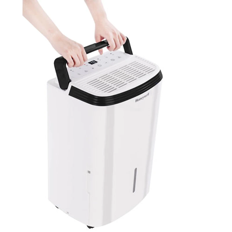 Déshumidificateur intelligent de Honeywell - 50 chopines - Blanc