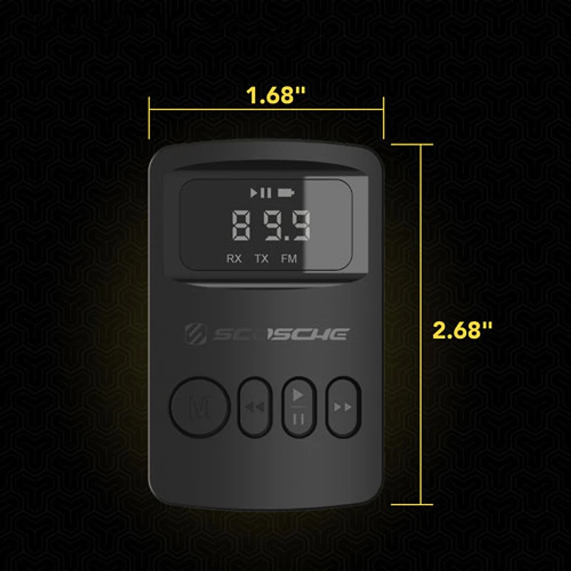 Scosche Bluetooth Wireless Audio FM Transmitter and Receiver