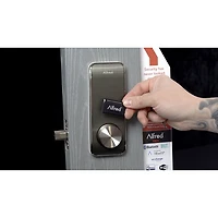 Serrure intelligente Bluetooth DB2S d'Alfred avec clé - Nickel satiné