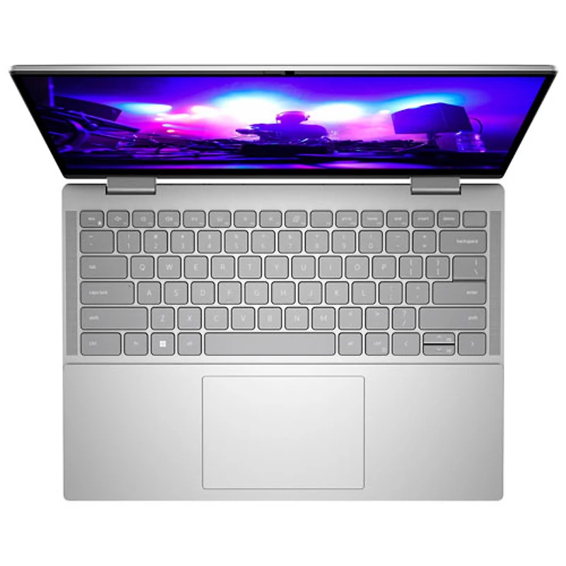 Portable 2-en-1 à écran tactile de 14 po Inspiron de Dell - Argenté platine (Core i7-1355U d'Intel/SSD 1 To/RAM 16 Go/Windows 11)