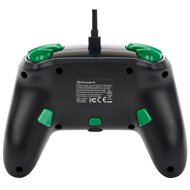 PowerA Zelda Heroic Link Enhanced Wired Controller for Switch - Green