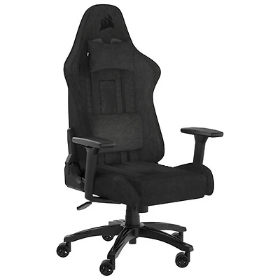 Fauteuil de jeu ergonomique en tissu TC100 RELAXED de Corsair (2023) - Noir
