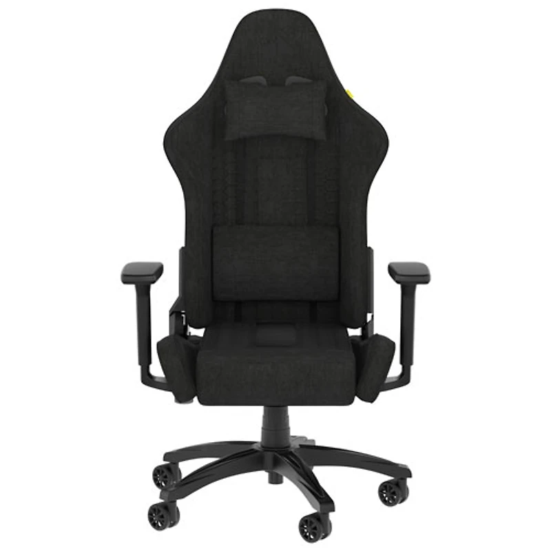 Fauteuil de jeu ergonomique en tissu TC100 RELAXED de Corsair (2023) - Noir