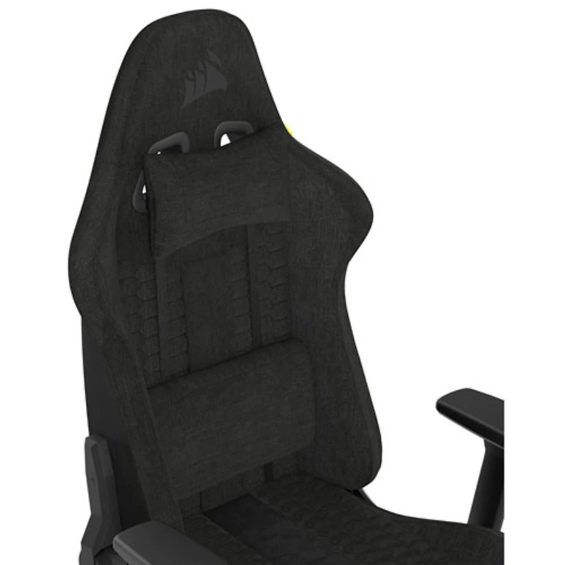 Fauteuil de jeu ergonomique en tissu TC100 RELAXED de Corsair (2023) - Noir