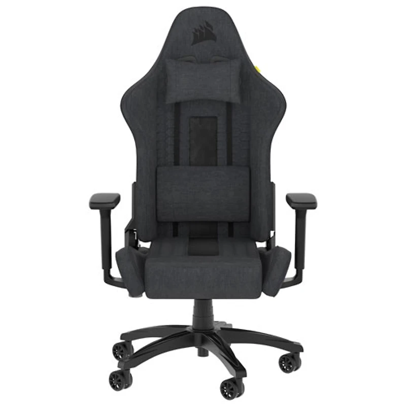 Fauteuil de jeu ergonomique en tissu TC100 RELAXED de Corsair (2023) - Gris/Noir