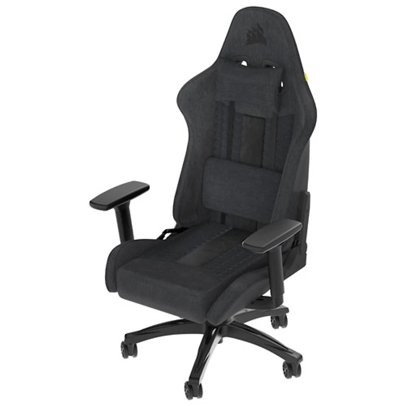 Fauteuil de jeu ergonomique en tissu TC100 RELAXED de Corsair (2023) - Gris/Noir