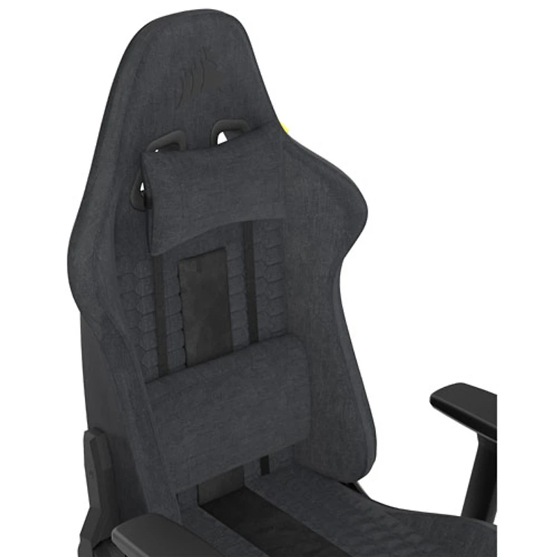 Fauteuil de jeu ergonomique en tissu TC100 RELAXED de Corsair (2023) - Gris/Noir