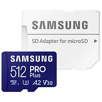 Samsung PRO Plus+ Adapter 512GB 180MB/s microSDXC Memory Card - Only at Best Buy