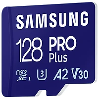 Carte mémoire microSDXC de 180 Mo/s et 128 Go PRO Plus et adaptateur de Samsung - Exclusivité de Best Buy