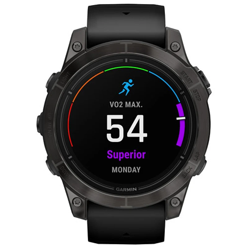 Montre intelligente active Bluetooth de mm epix Pro (Gen 2) Sapphire Edition de Garmin - Moyen/Grand