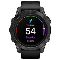 Montre intelligente active Bluetooth de mm epix Pro (Gen 2) Sapphire Edition de Garmin - Moyen/Grand