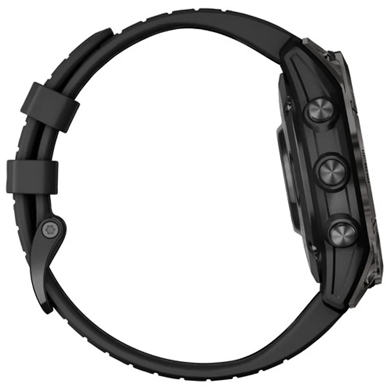 Garmin epix Pro (Gen 2) Sapphire Edition 47mm Bluetooth Active Smartwatch - Medium / Large - Black