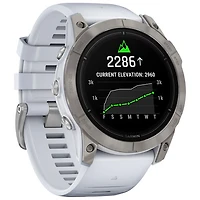 Montre intelligente active Bluetooth de mm epix Pro (Gen 2) Sapphire Edition de Garmin - Moyen/Grand