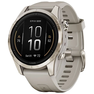 Montre intelligente active Bluetooth de mm epix Pro (Gen 2) Sapphire Edition de Garmin - Moyen/Grand