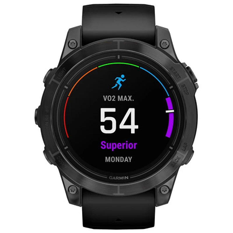 Garmin epix Pro (Gen 2) 47mm Bluetooth Active Smartwatch - Medium/Large - Black