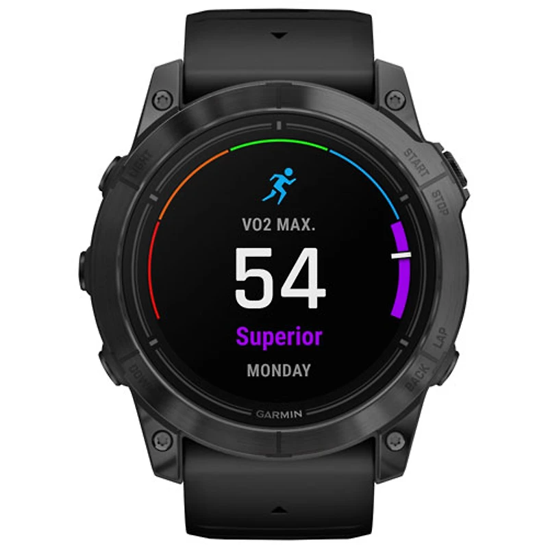 Montre intelligente active Bluetooth avec GPS de 51 mm epix Pro (Gen 2) de Garmin - Moyen/Grand - Noir