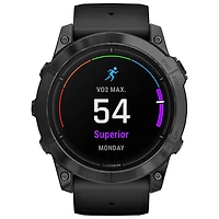 Montre intelligente active Bluetooth avec GPS de 51 mm epix Pro (Gen 2) de Garmin - Moyen/Grand - Noir