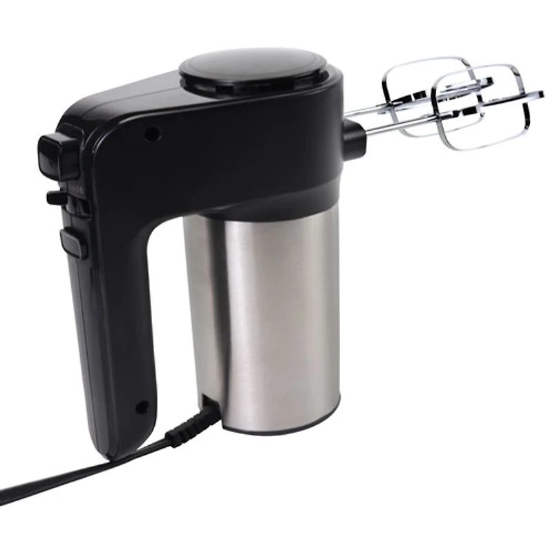 Mélangeur à main électrique à 6 vitesses de Total Chef - 250 W - Noir/Argenté