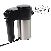 Mélangeur à main électrique à 6 vitesses de Total Chef - 250 W - Noir/Argenté