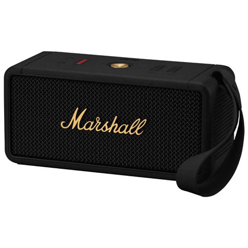 Haut-parleur sans fil Bluetooth étanche Middleton de Marshall - Noir/Laiton