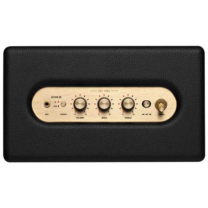 Marshall Acton III Bluetooth Wireless Speaker - Black