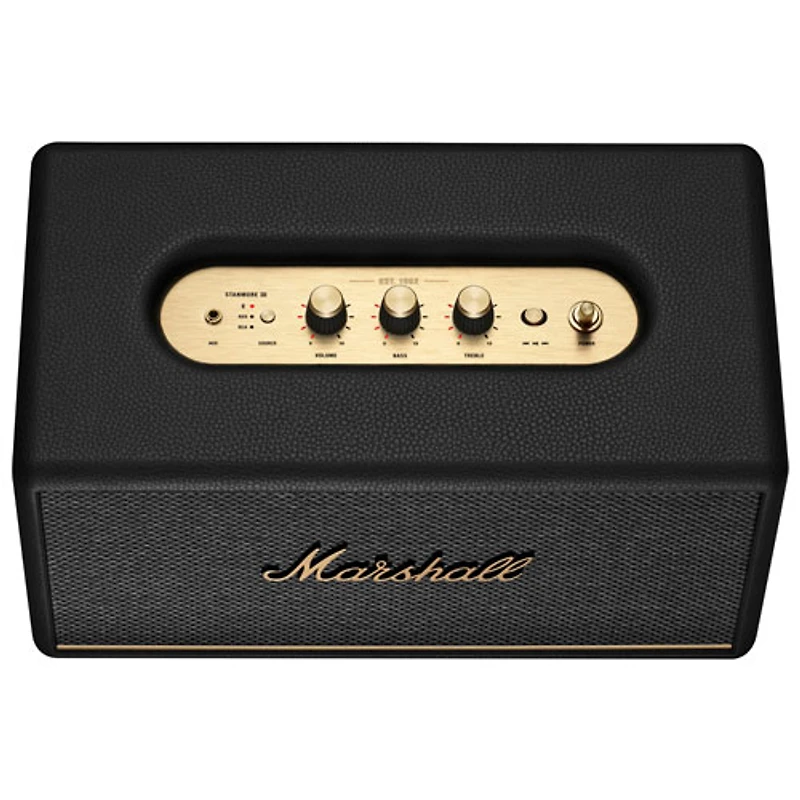 Haut-parleur Bluetooth sans fil Stanmore III de Marshall - Noir