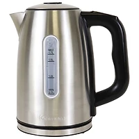 Bouilloire électrique sans fil de Kenmore - 1,7 l - Noir et argenté