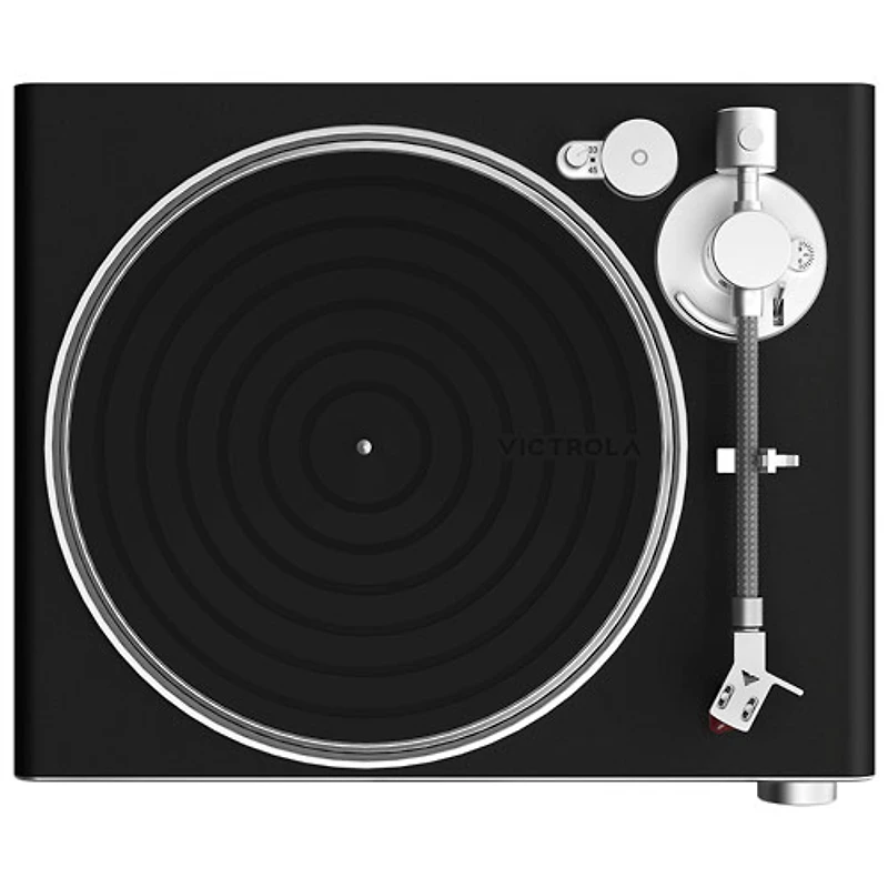 Tourne-disque à entraînement direct Stream Carbon de Victrola - Fonctionne avec Sonos - Noir/Argenté