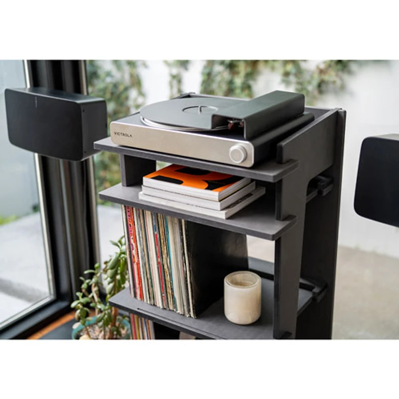 Tourne-disque à entraînement direct Stream Carbon de Victrola - Fonctionne avec Sonos - Noir/Argenté