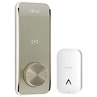 Alfred DB2S Bluetooth Smart Lock Bundle with Wi-Fi Bridge & Key - Satin Nickel - Only at Best Buy